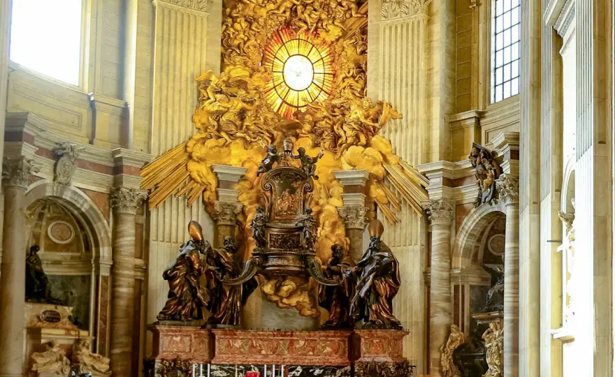 Abside San Pietro - Leggi la regia di Bernini